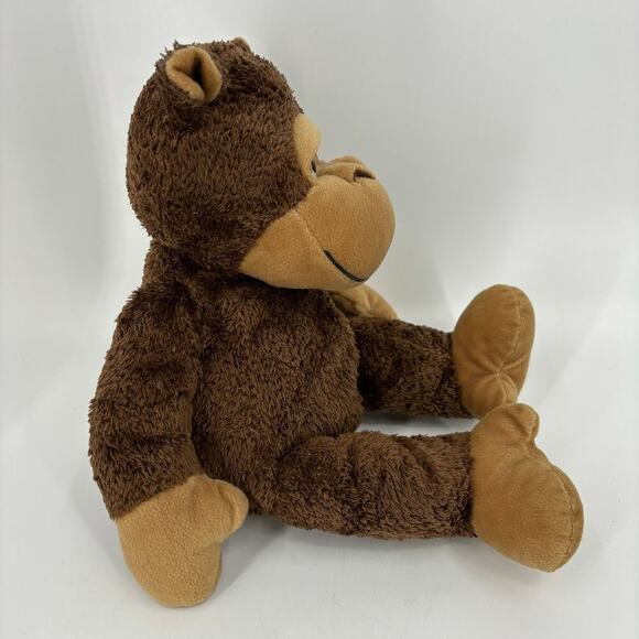 Russ Chuckles Ape Plush Brown 14 Inch Chimp Monkey Stuffed Animal Toy - Picture 3 of 9